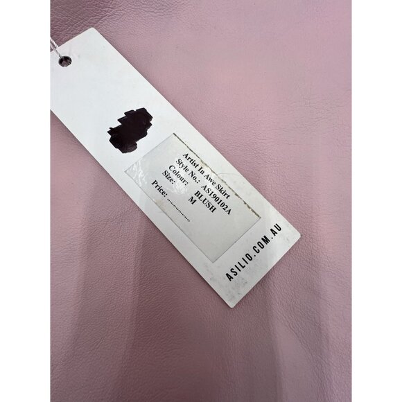 NWT ASILIO Blush Pink Artist In The Awe Side Snap Wrap Skirt Skirt Size Medium - Picture 9 of 10